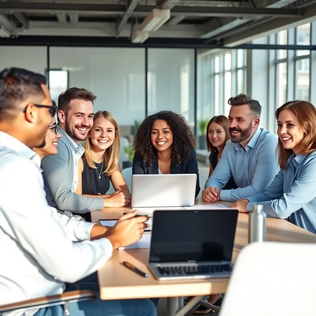 Effectieve vergadering in Nederlands kantoor