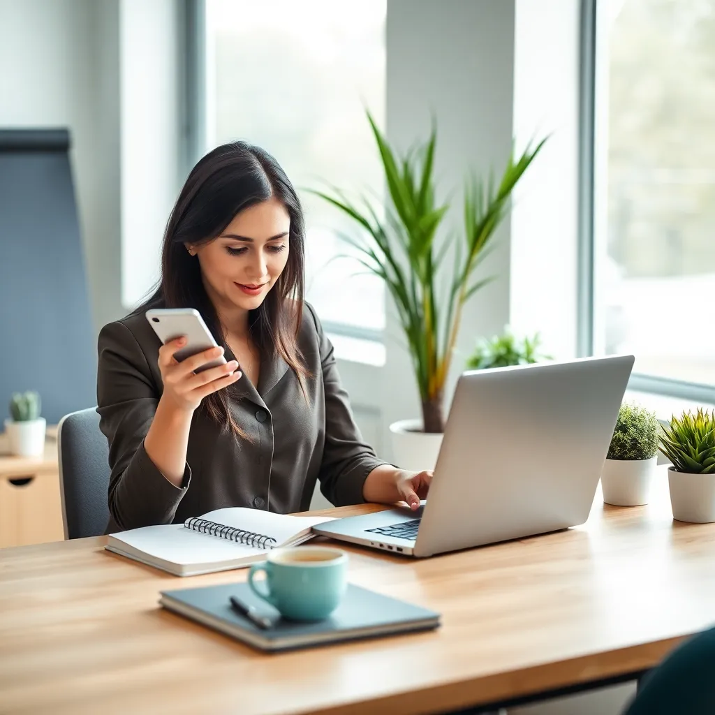 Persoon die timeblocking toepast in agenda